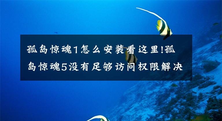 孤島驚魂1怎么安裝看這里!孤島驚魂5沒有足夠訪問權限解決方法