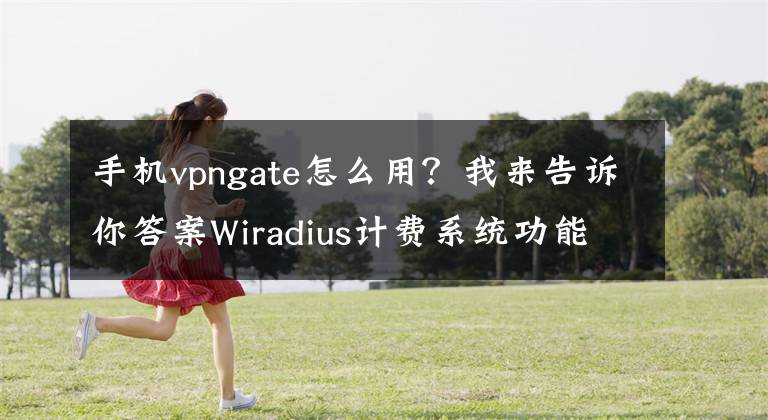 手機vpngate怎么用？我來告訴你答案Wiradius計費系統(tǒng)功能說明