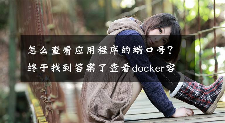 怎么查看應用程序的端口號？終于找到答案了查看docker容器映射的端口號和目錄