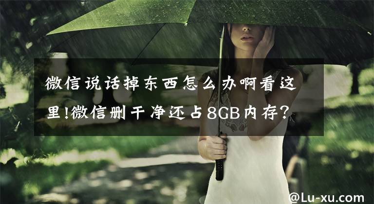 微信說話掉東西怎么辦啊看這里!微信刪干凈還占8GB內(nèi)存？聊天記錄刪了5遍居然還在