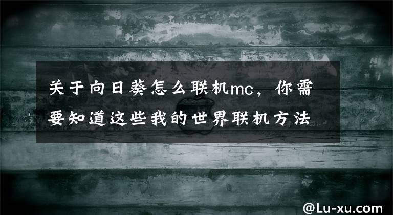 關(guān)于向日葵怎么聯(lián)機mc，你需要知道這些我的世界聯(lián)機方法 趕緊和自己的小伙伴們?nèi)ニ０?> </div> <div   id=