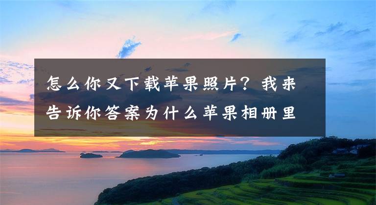 怎么你又下載蘋果照片？我來告訴你答案為什么蘋果相冊里的照片需要下載