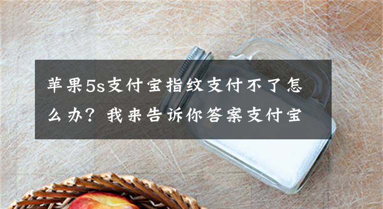 蘋果5s支付寶指紋支付不了怎么辦？我來告訴你答案支付寶錢包開通iPhone指紋支付