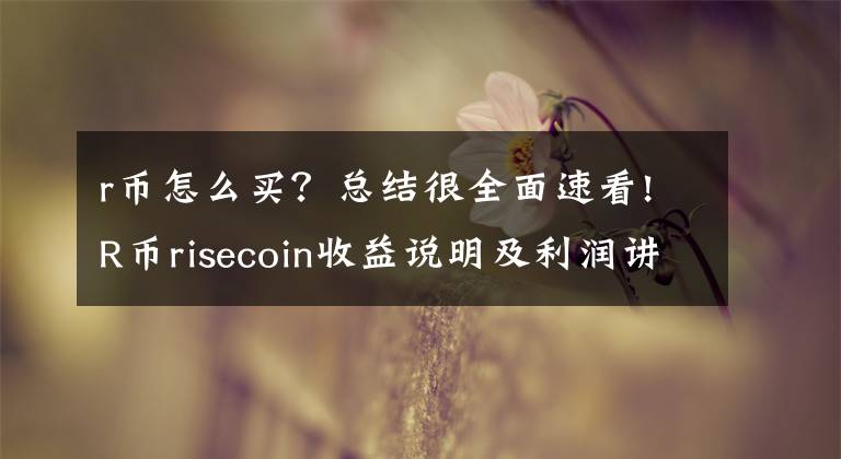 r幣怎么買？總結(jié)很全面速看!R幣risecoin收益說明及利潤講解，投資R幣risecoin系統(tǒng)問答