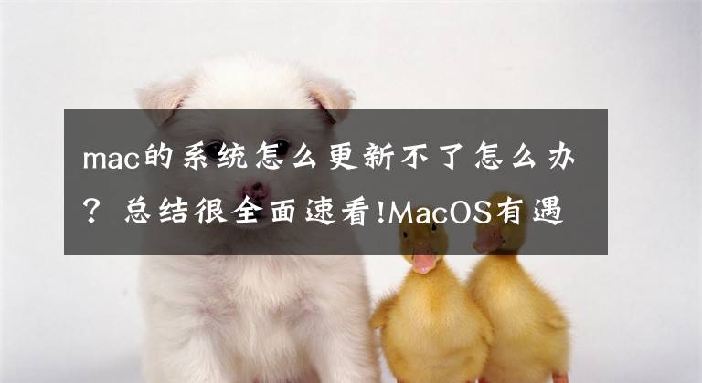 mac的系統(tǒng)怎么更新不了怎么辦？總結(jié)很全面速看!MacOS有遇到系統(tǒng)升級(jí)不了的問(wèn)題嗎？評(píng)論區(qū)請(qǐng)留言