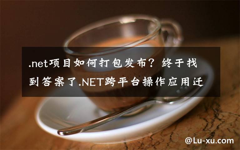 .net項(xiàng)目如何打包發(fā)布？終于找到答案了.NET跨平臺(tái)操作應(yīng)用遷移