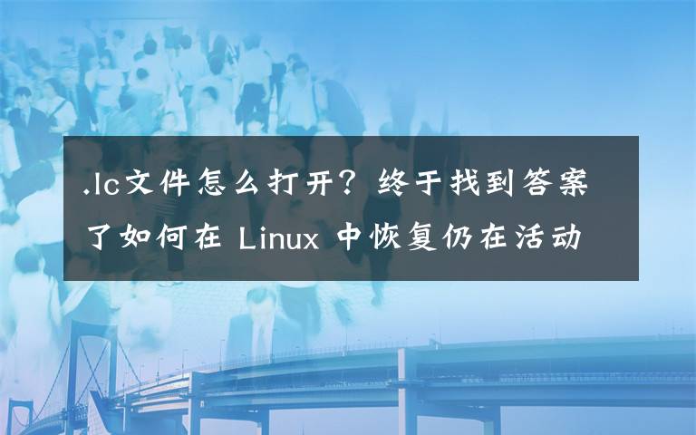 .lc文件怎么打開？終于找到答案了如何在 Linux 中恢復(fù)仍在活動進程中的已刪除文件