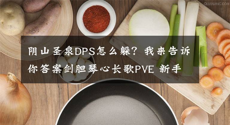 陰山圣泉DPS怎么躲？我來(lái)告訴你答案劍膽琴心長(zhǎng)歌PVE 新手入門(mén)五小配裝推薦