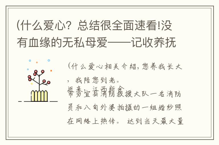 (什么愛心？總結很全面速看!沒有血緣的無私母愛——記收養(yǎng)撫育6名孤兒的“愛心媽媽”唐才英