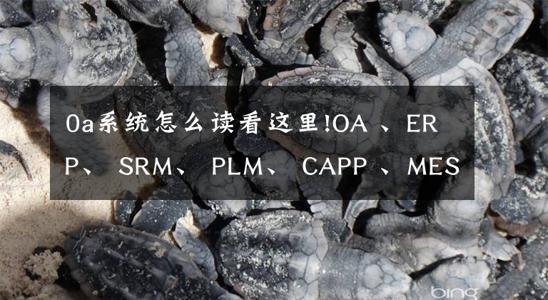 0a系統(tǒng)怎么讀看這里!OA 、ERP、 SRM、 PLM、 CAPP 、MES、 LIMS、 CRM分別是什么？