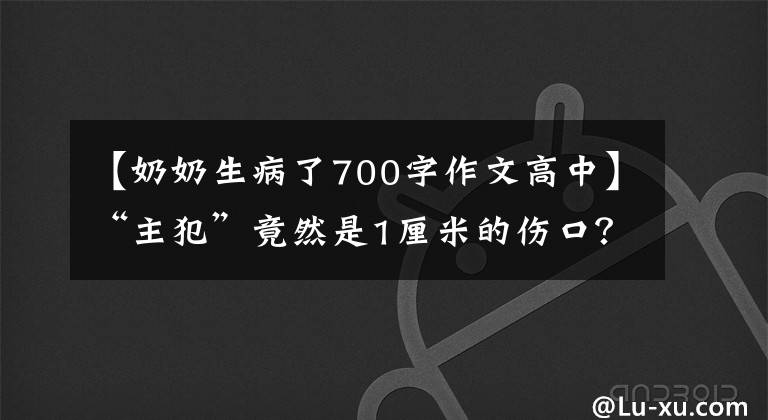 【奶奶生病了700字作文高中】“主犯”竟然是1厘米的傷口？七旬老人莫名發(fā)燒住院20多天了，去醫(yī)院檢查了一下。真相暴露了。