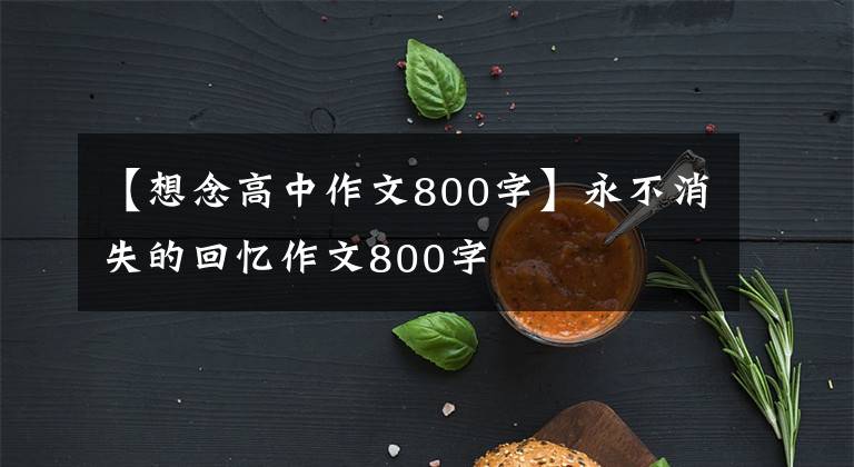 【想念高中作文800字】永不消失的回憶作文800字