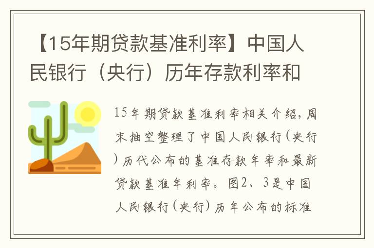 【15年期貸款基準(zhǔn)利率】中國人民銀行（央行）歷年存款利率和最新貸款利率