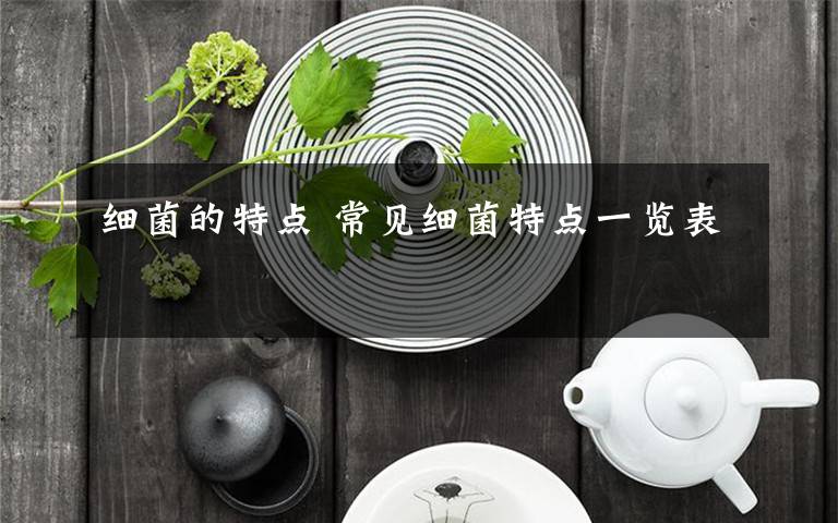 細(xì)菌的特點(diǎn) 常見細(xì)菌特點(diǎn)一覽表