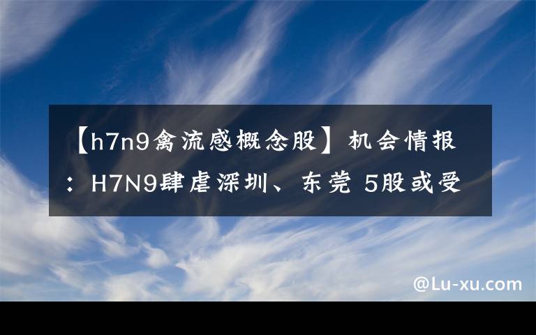 【h7n9禽流感概念股】機(jī)會(huì)情報(bào)：H7N9肆虐深圳、東莞 5股或受益