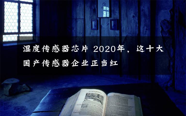 濕度傳感器芯片 2020年，這十大國產(chǎn)傳感器企業(yè)正當(dāng)紅