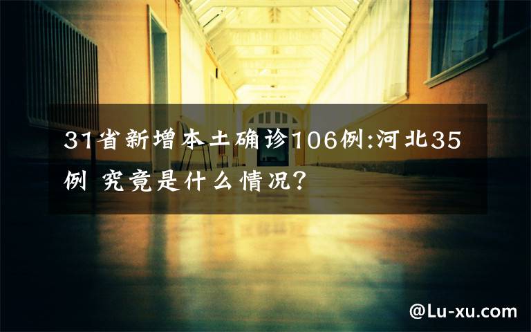 31省新增本土確診106例:河北35例 究竟是什么情況？