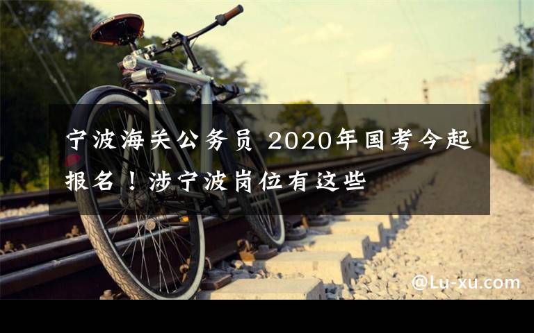 寧波海關(guān)公務(wù)員 2020年國考今起報名！涉寧波崗位有這些