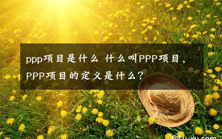 ppp項(xiàng)目是什么 什么叫PPP項(xiàng)目，PPP項(xiàng)目的定義是什么？