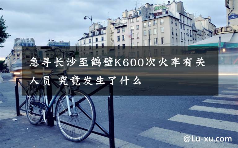 急尋長沙至鶴壁K600次火車有關(guān)人員 究竟發(fā)生了什么