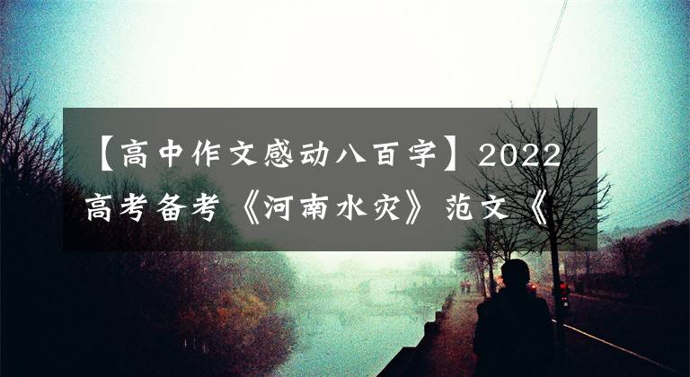 【高中作文感動(dòng)八百字】2022高考備考《河南水災(zāi)》范文《4》《平凡之軀，比肩英雄》