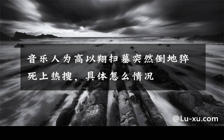 音樂(lè)人為高以翔掃墓突然倒地猝死上熱搜，具體怎么情況