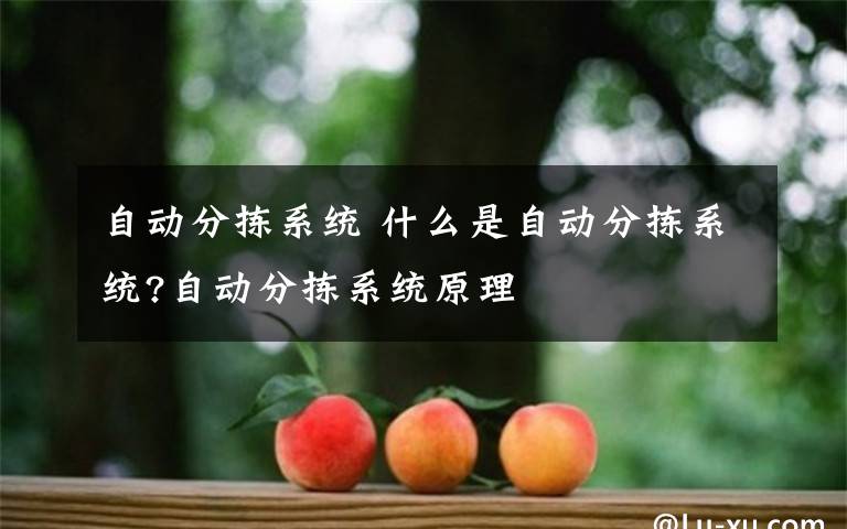 自動(dòng)分揀系統(tǒng) 什么是自動(dòng)分揀系統(tǒng)?自動(dòng)分揀系統(tǒng)原理