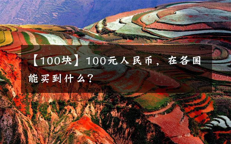 【100塊】100元人民幣，在各國能買到什么？