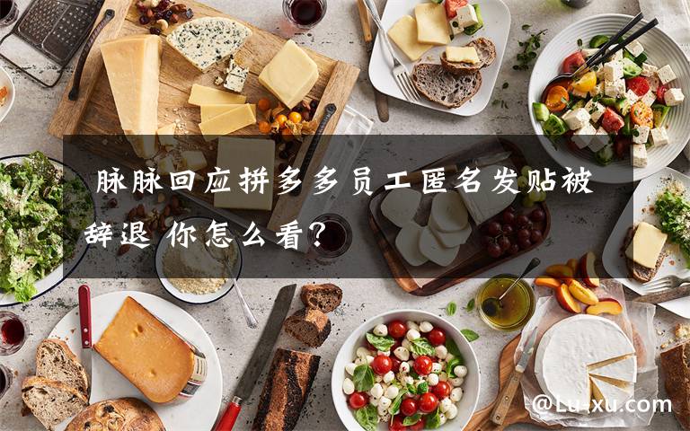  脈脈回應(yīng)拼多多員工匿名發(fā)貼被辭退 你怎么看？