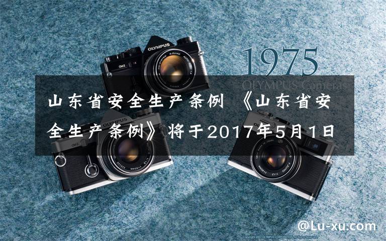 山東省安全生產(chǎn)條例 《山東省安全生產(chǎn)條例》將于2017年5月1日起實(shí)施