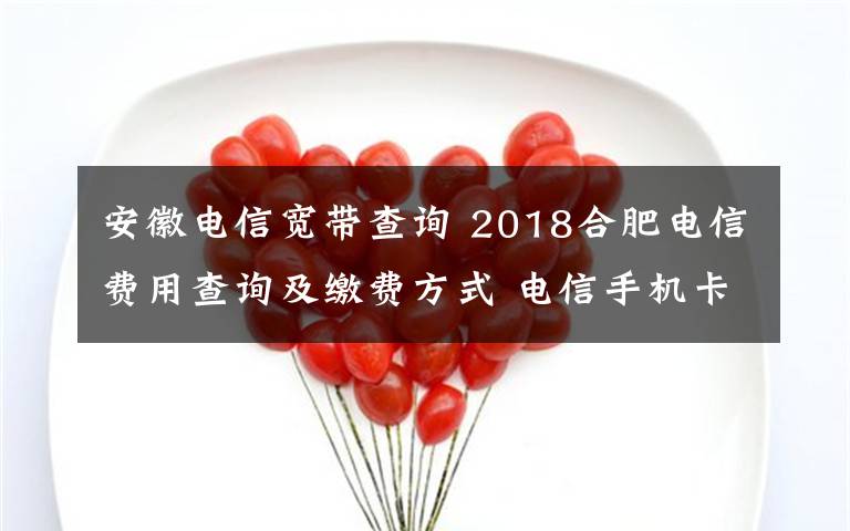 安徽電信寬帶查詢 2018合肥電信費(fèi)用查詢及繳費(fèi)方式 電信手機(jī)卡怎么辦理安徽電信賬單查詢