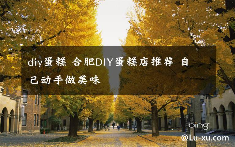 diy蛋糕 合肥DIY蛋糕店推薦 自己動手做美味