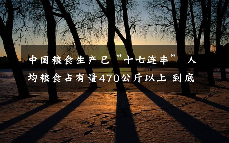 中國(guó)糧食生產(chǎn)已“十七連豐” 人均糧食占有量470公斤以上 到底什么情況呢？