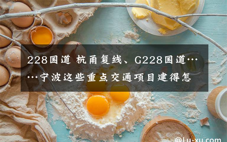 228國道 杭甬復(fù)線、G228國道……寧波這些重點(diǎn)交通項(xiàng)目建得怎樣了