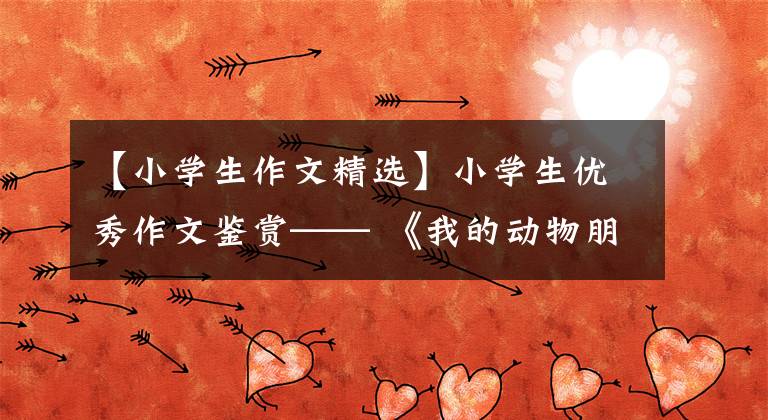 【小學(xué)生作文精選】小學(xué)生優(yōu)秀作文鑒賞—— 《我的動(dòng)物朋友》 400字，精選范文5篇。