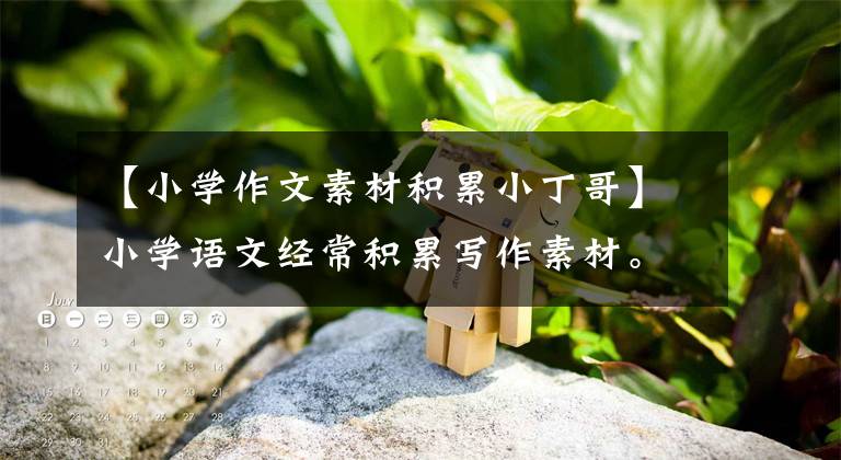 【小學(xué)作文素材積累小丁哥】小學(xué)語(yǔ)文經(jīng)常積累寫作素材。