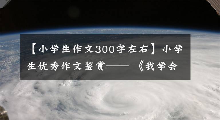 【小學(xué)生作文300字左右】小學(xué)生優(yōu)秀作文鑒賞—— 《我學(xué)會(huì)了包餃子》 300字，范文5篇。