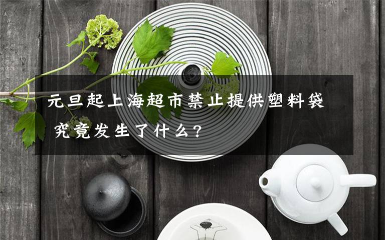 元旦起上海超市禁止提供塑料袋 究竟發(fā)生了什么?