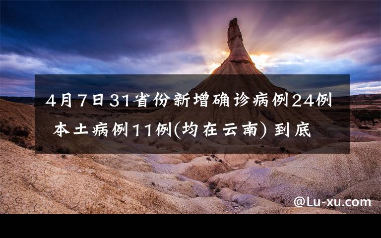 4月7日31省份新增確診病例24例 本土病例11例(均在云南) 到底是什么狀況？