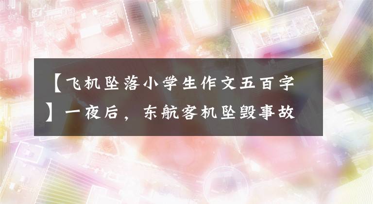 【飛機墜落小學生作文五百字】一夜后，東航客機墜毀事故中出現(xiàn)了這種最新情況