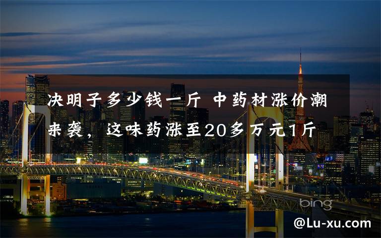 決明子多少錢一斤 中藥材漲價(jià)潮來襲，這味藥漲至20多萬元1斤 發(fā)生了啥？