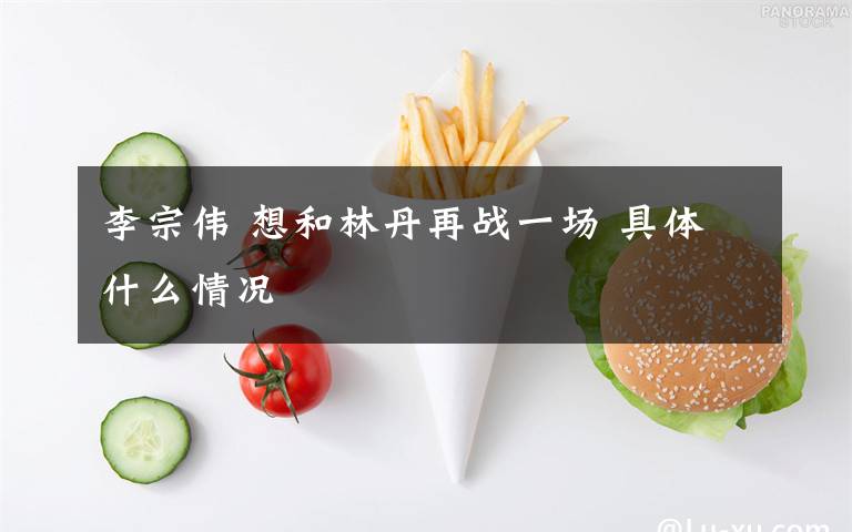 李宗偉 想和林丹再戰(zhàn)一場(chǎng) 具體什么情況