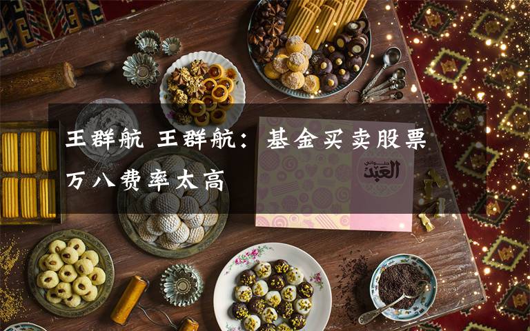 王群航 王群航：基金買(mǎi)賣(mài)股票 萬(wàn)八費(fèi)率太高