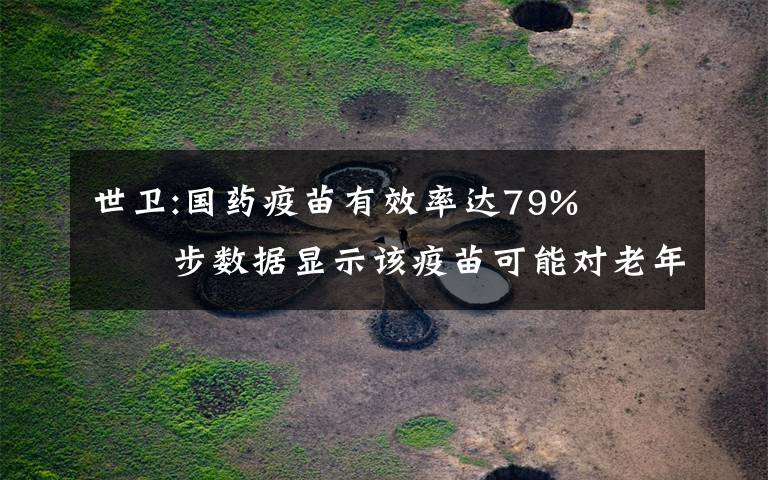 世衛(wèi):國藥疫苗有效率達(dá)79%?? 初步數(shù)據(jù)顯示該疫苗可能對(duì)老年人也有保護(hù)作用 目前是什么情況？