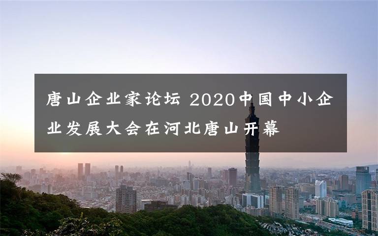 唐山企業(yè)家論壇 2020中國中小企業(yè)發(fā)展大會在河北唐山開幕