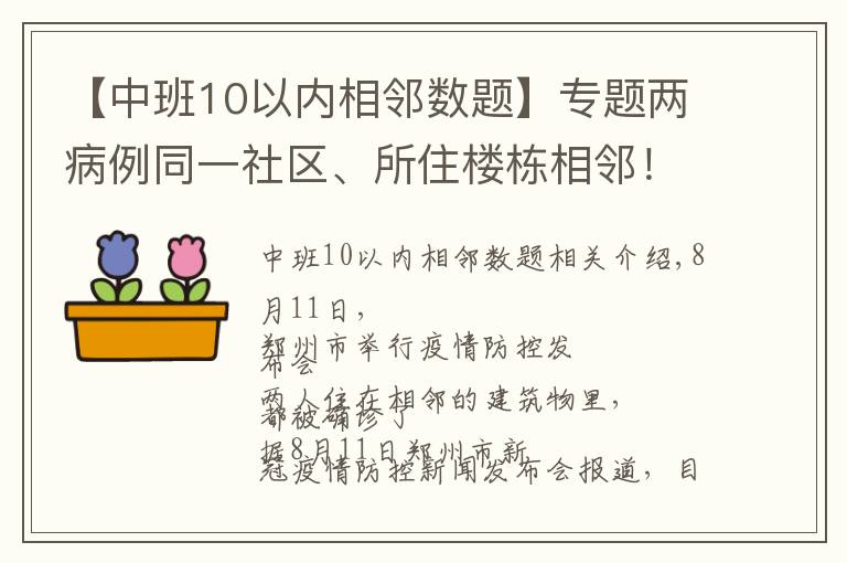 【中班10以內(nèi)相鄰數(shù)題】專題兩病例同一社區(qū)、所住樓棟相鄰！德爾塔變異病毒高傳播性、隱蔽性