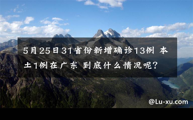 5月25日31省份新增確診13例 本土1例在廣東 到底什么情況呢？