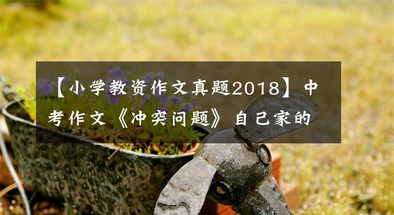 【小學(xué)教資作文真題2018】中考作文《沖突問題》自己家的食堂，后面的故事很溫馨。