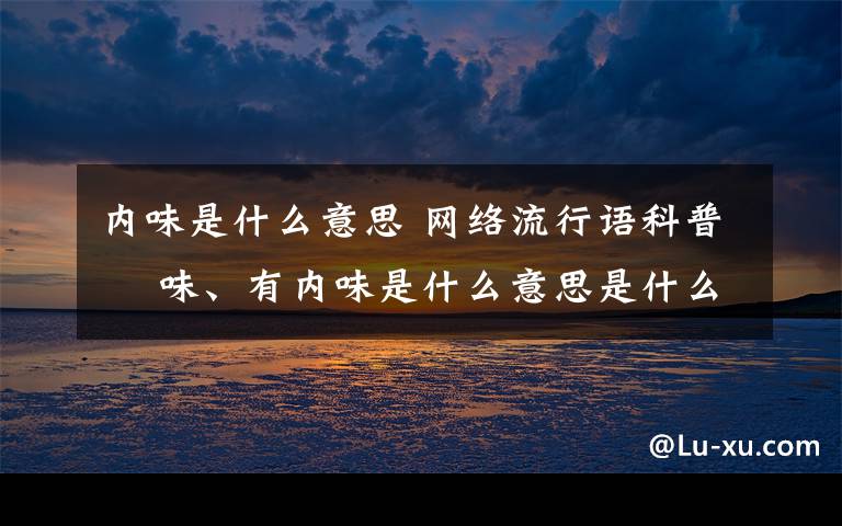 內(nèi)味是什么意思 網(wǎng)絡(luò)流行語(yǔ)科普 內(nèi)味、有內(nèi)味是什么意思是什么梗？