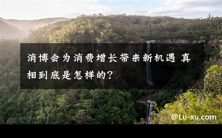 消博會為消費增長帶來新機遇 真相到底是怎樣的？